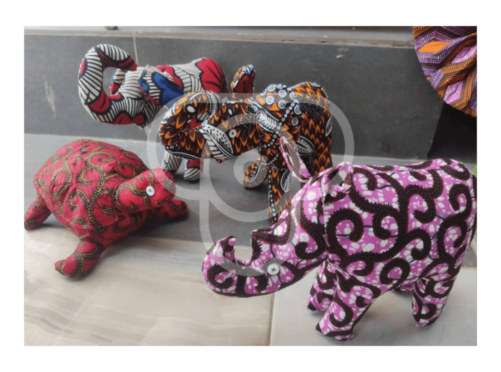 Senegalese crafts made out of textile