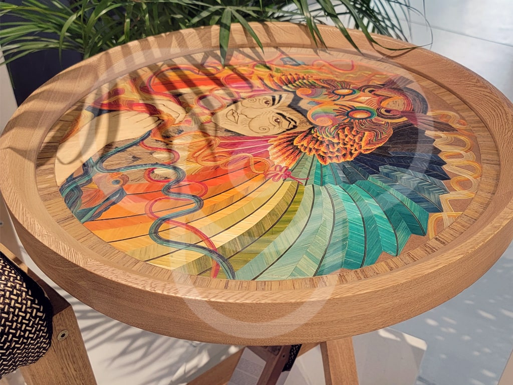Colombian handmade wooden table