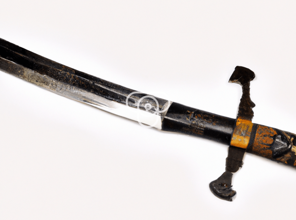Bhutanese black smithery sword