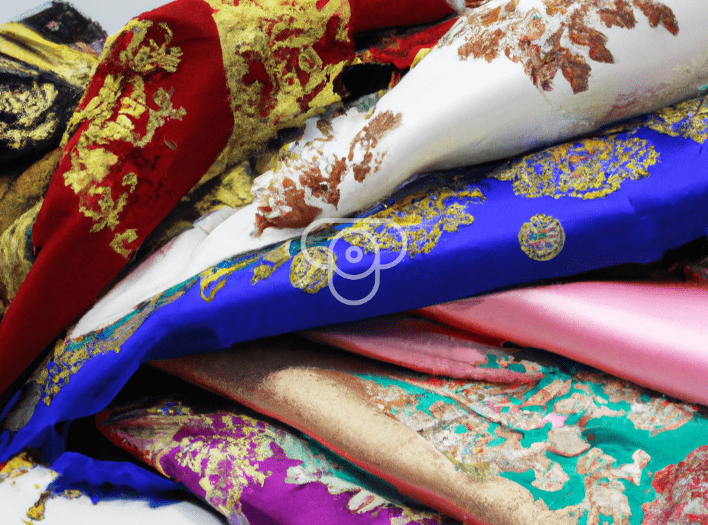 Silk head scarfs of Azerbaijan