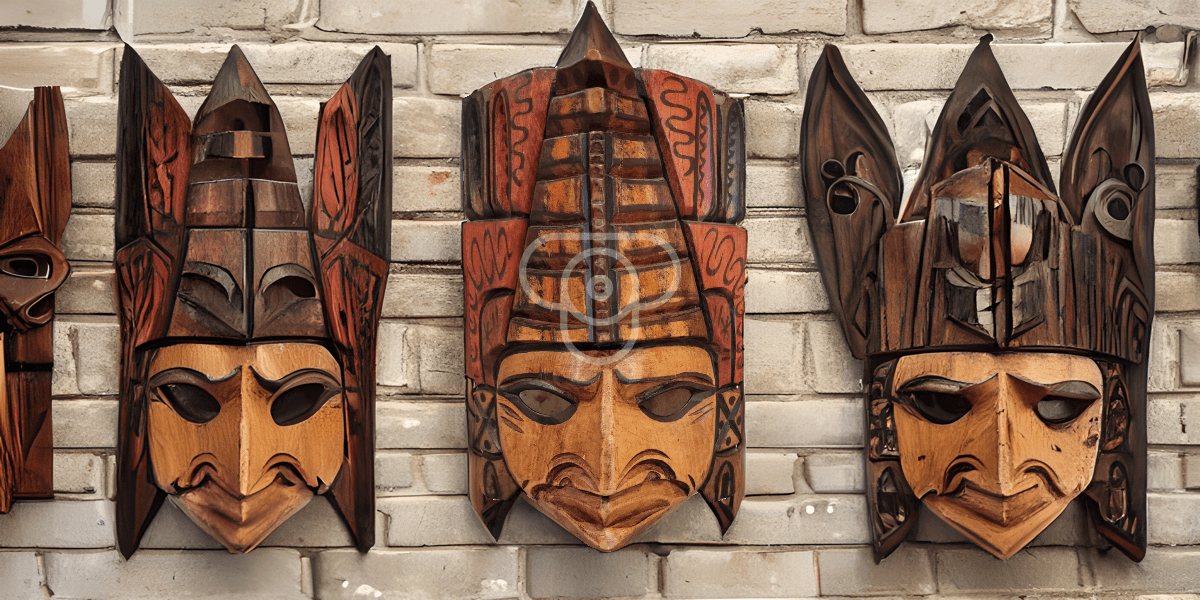 Belizean Wooden Masks, crafts of Belize